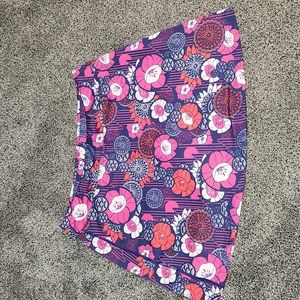 Womens Title Nine floral dream athletic skort size Large